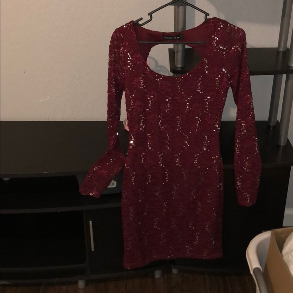 Formal Maroon Dress